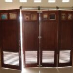 Rel Pintu Lipat Kayu Dan Besi